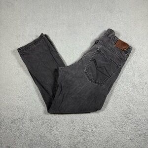 Imperfects Black Grey straight leg cotton jeans 30x29 Men’s Japan Made 0296